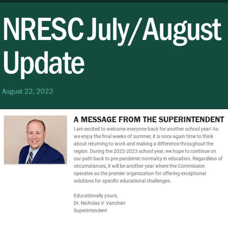  NRESC July/August Update